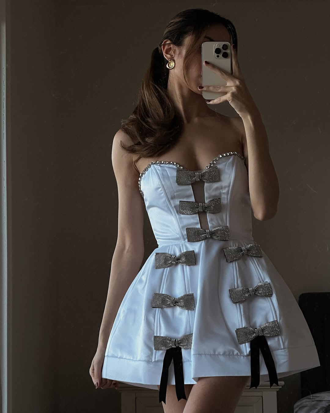 Bijou Belle Bow Mini Dress