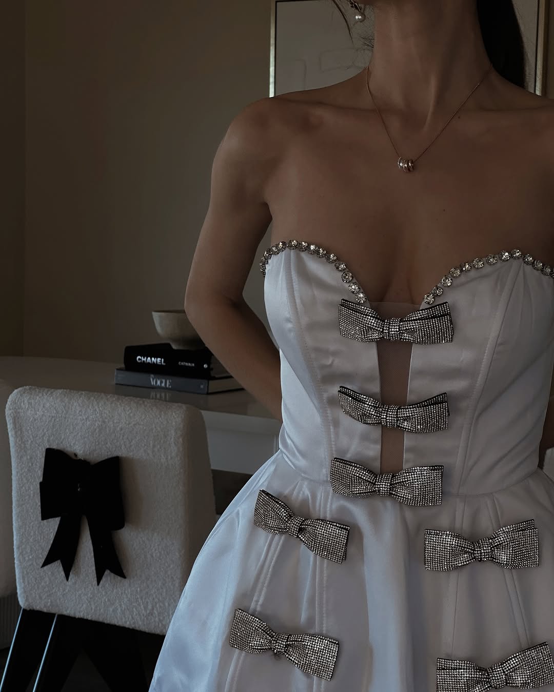 Bijou Belle Bow Mini Dress