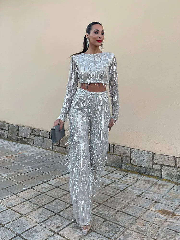 Moonlit Mirage Sequin Set