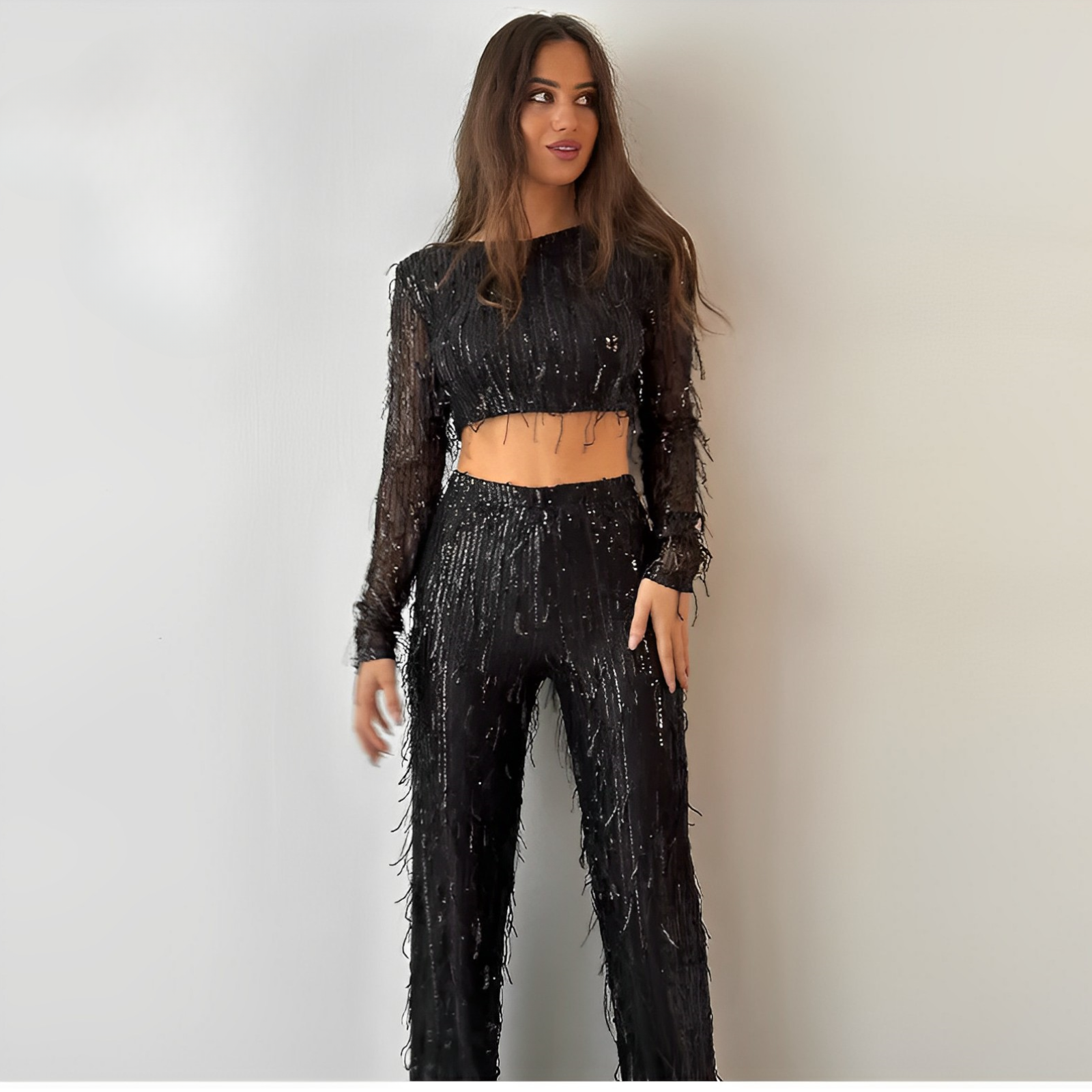 Moonlit Mirage Sequin Set