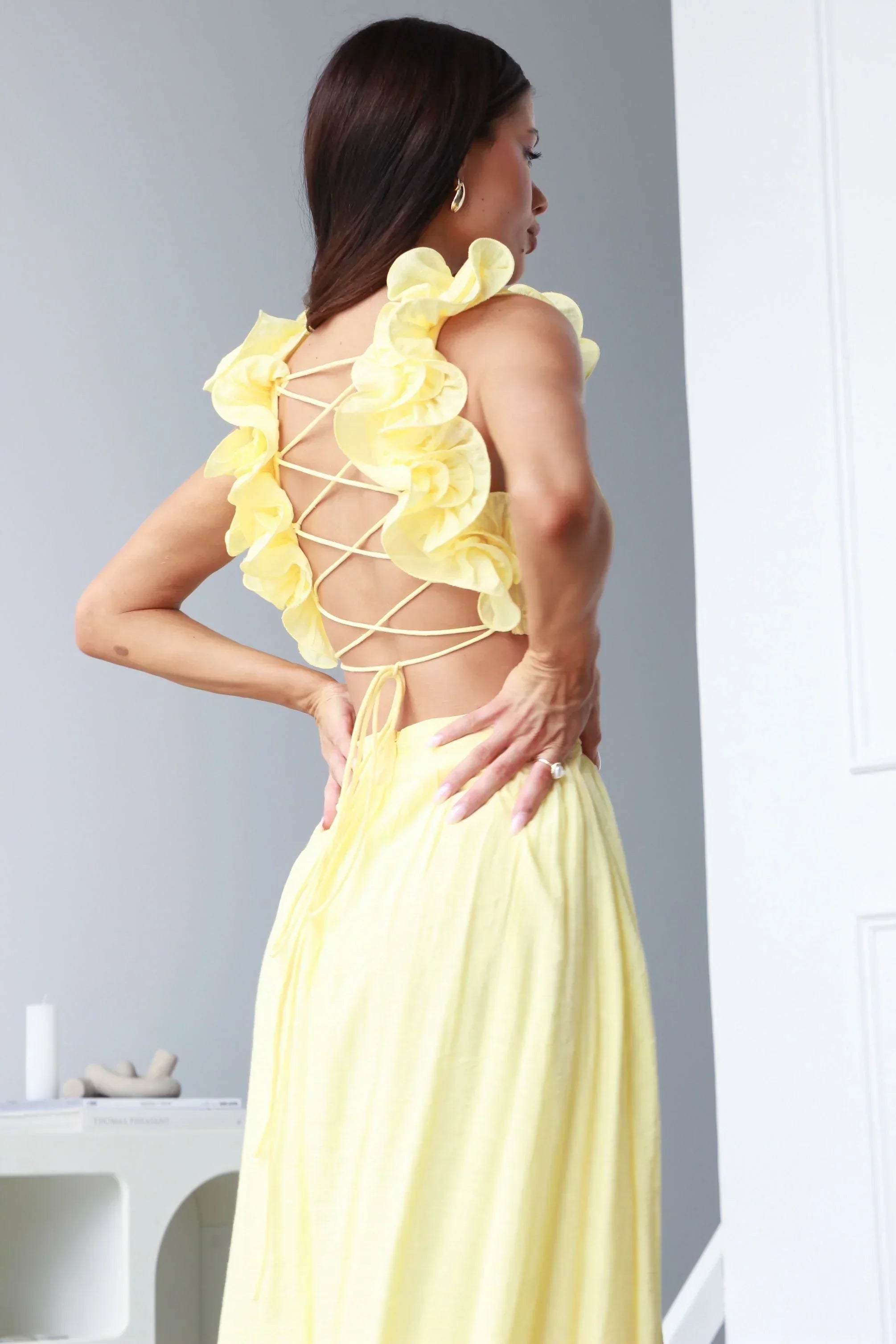 Amalfi Bloom Cut-Out Maxi Dress