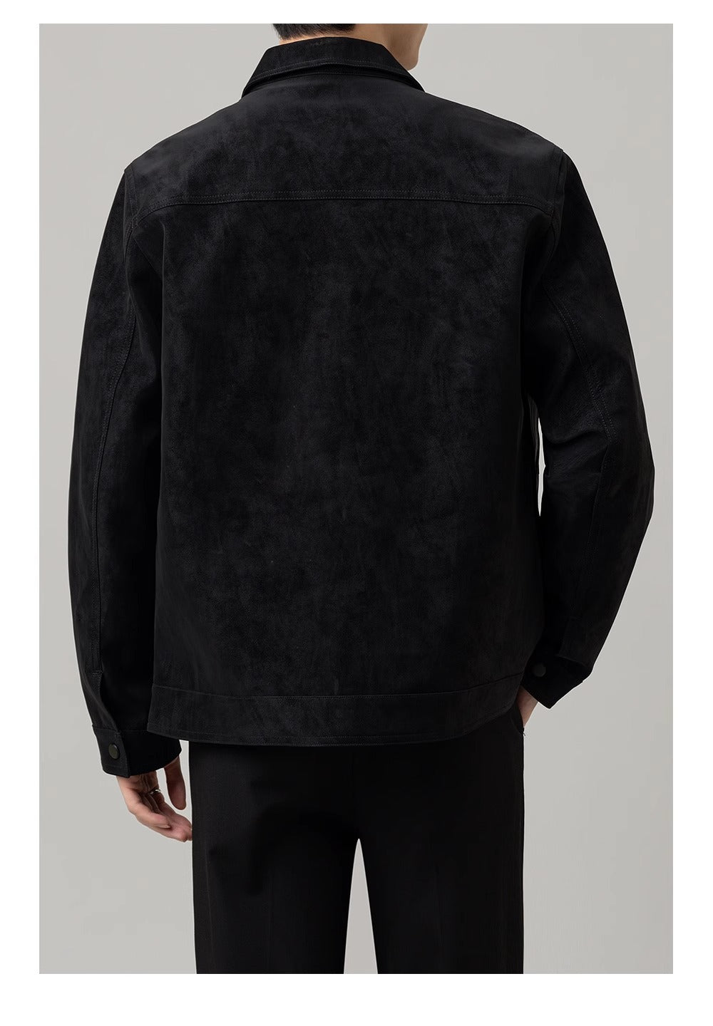 Midtown Suede Button Jacket