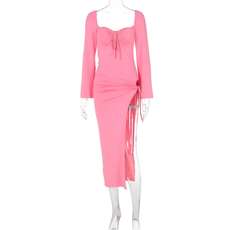 Nocturne Splitlace Maxi Dress
