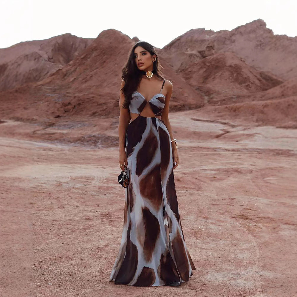 Savara Mirage Cut-Out Maxi Dress