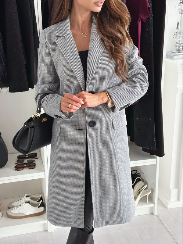 Saville Crest Structured Longline Coat