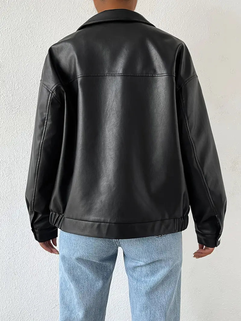 Revel Faux Leather Jacket