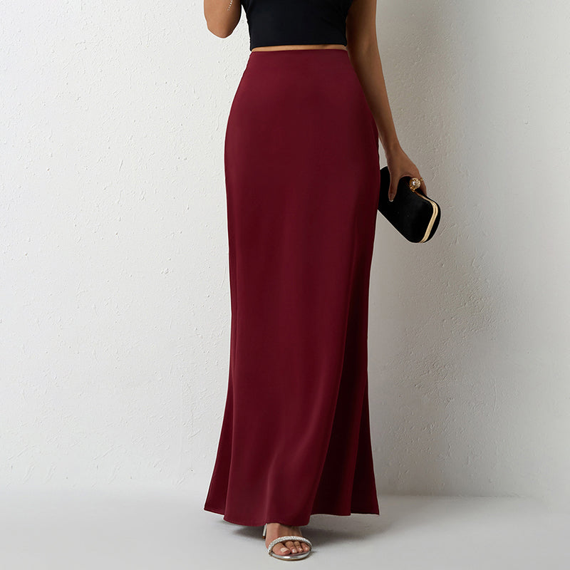 Savina Satin Maxi Skirt