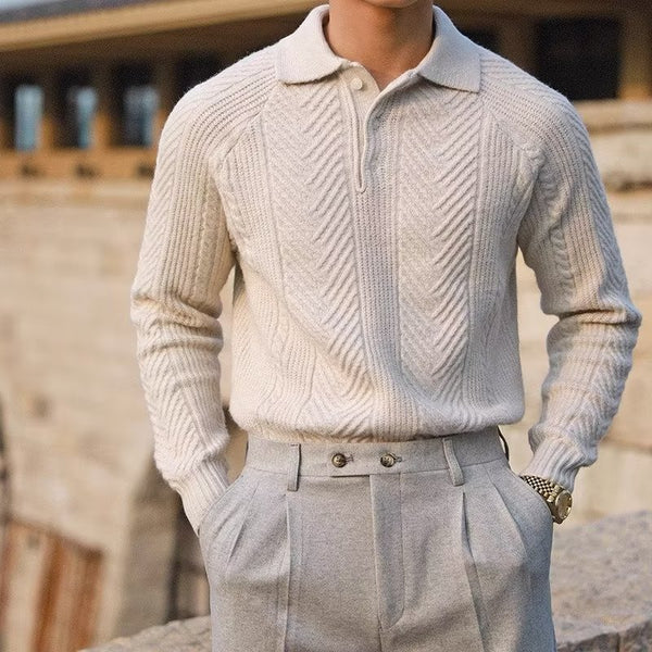 Valenridge Heritage Knit Polo Jumper