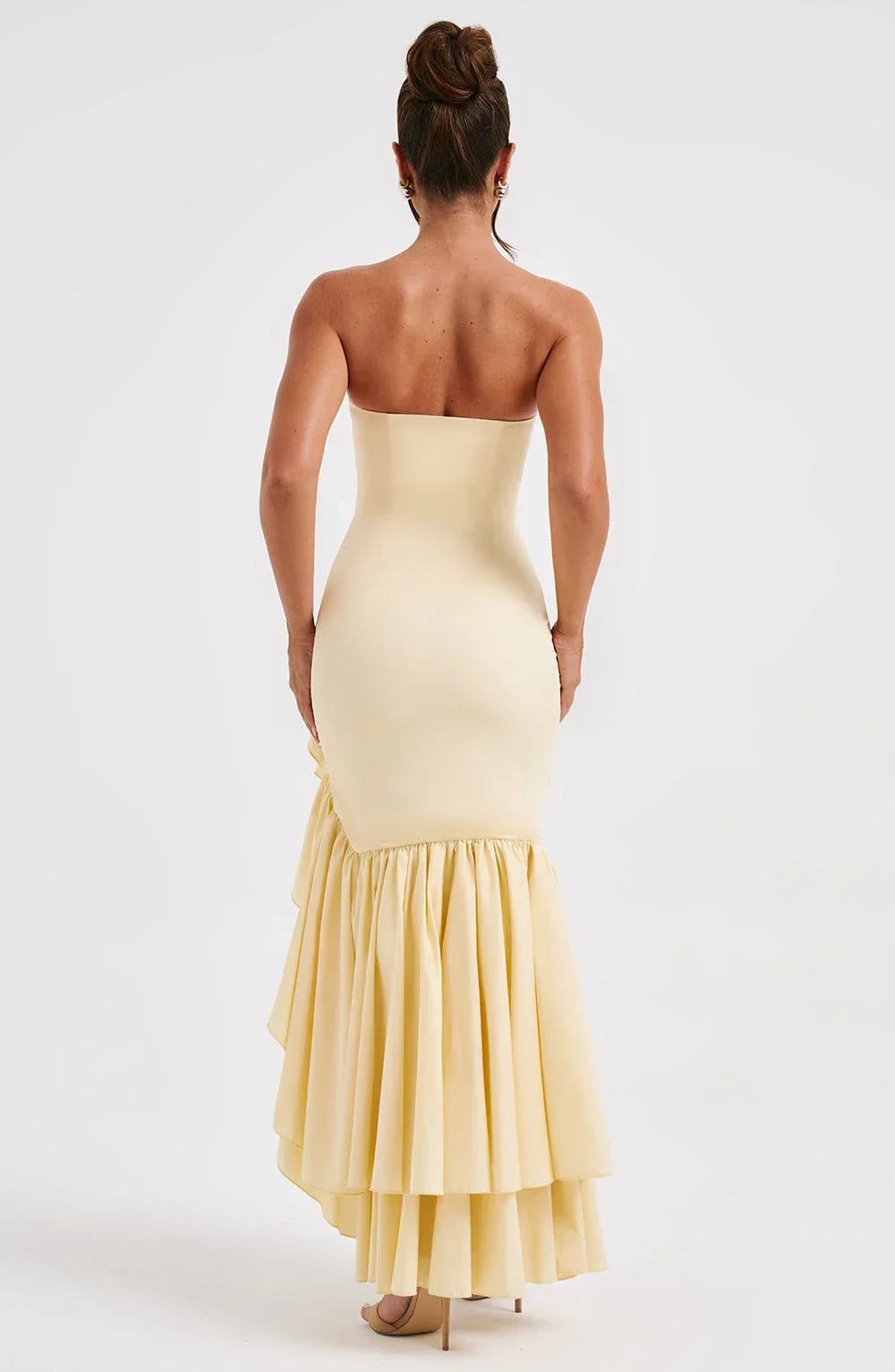 Rosavelle Cascade Strapless Gown Maxi