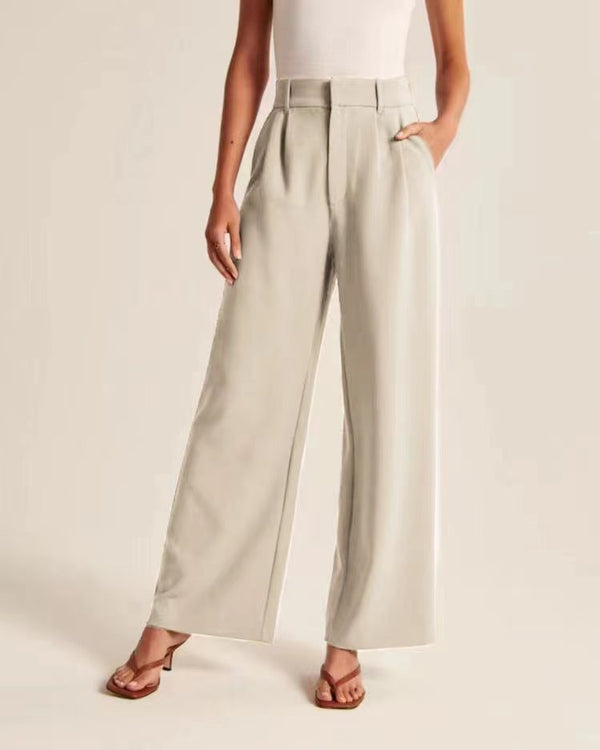 Aria Classic Tailored Wide Leg Pants