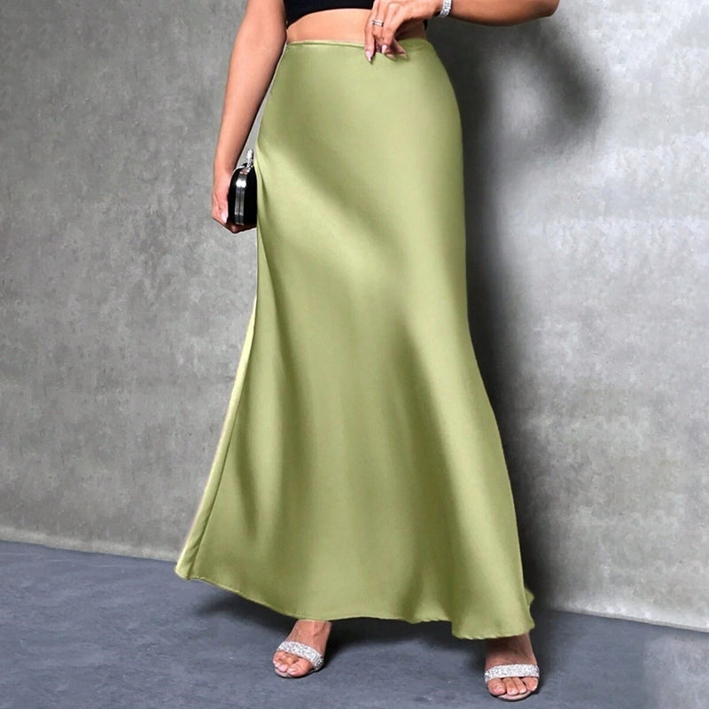 Savina Satin Maxi Skirt