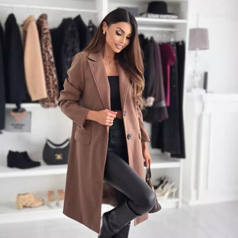Saville Crest Structured Longline Coat