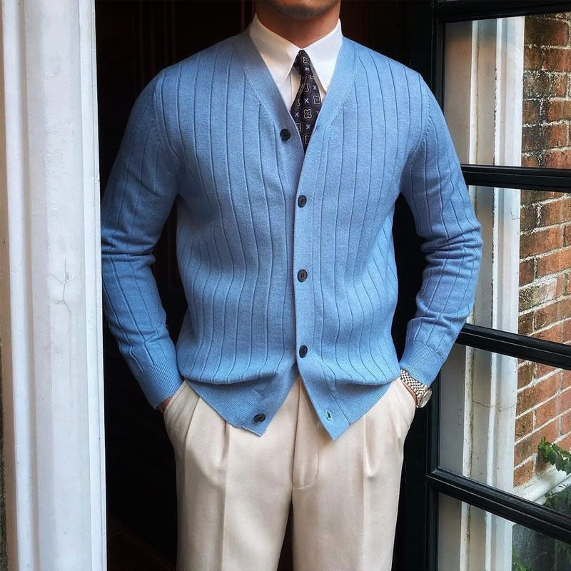 Carrington Soft-Rib Buttoned Cardigan