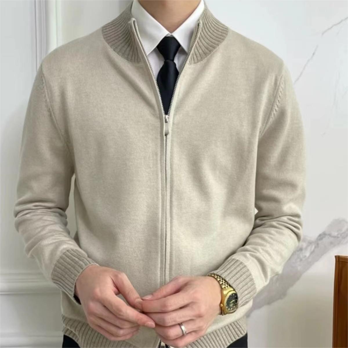 Wesley Zip Collar Knit