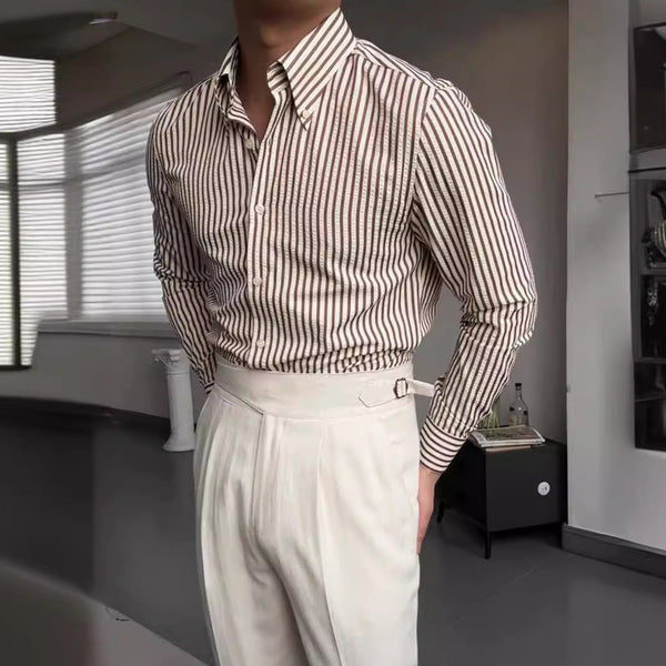 Altair Pinstripe Button Shirt