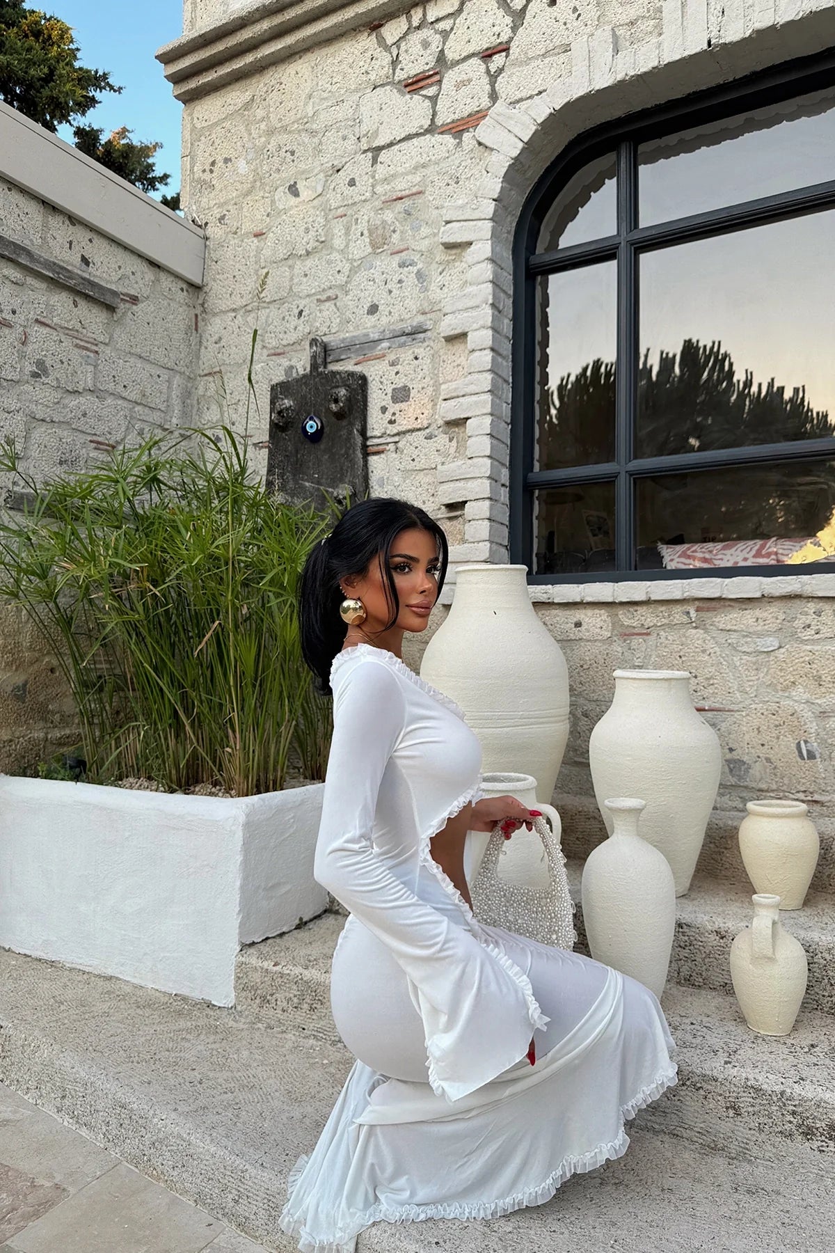 Capri Dream Cut-Out Maxi Dress