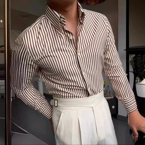 Altair Pinstripe Button Shirt