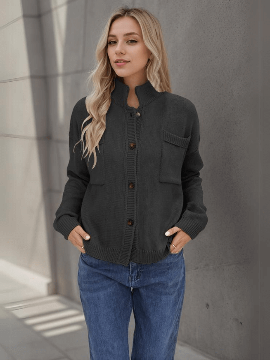 Sable Ridge Pocket Knit Cardigan