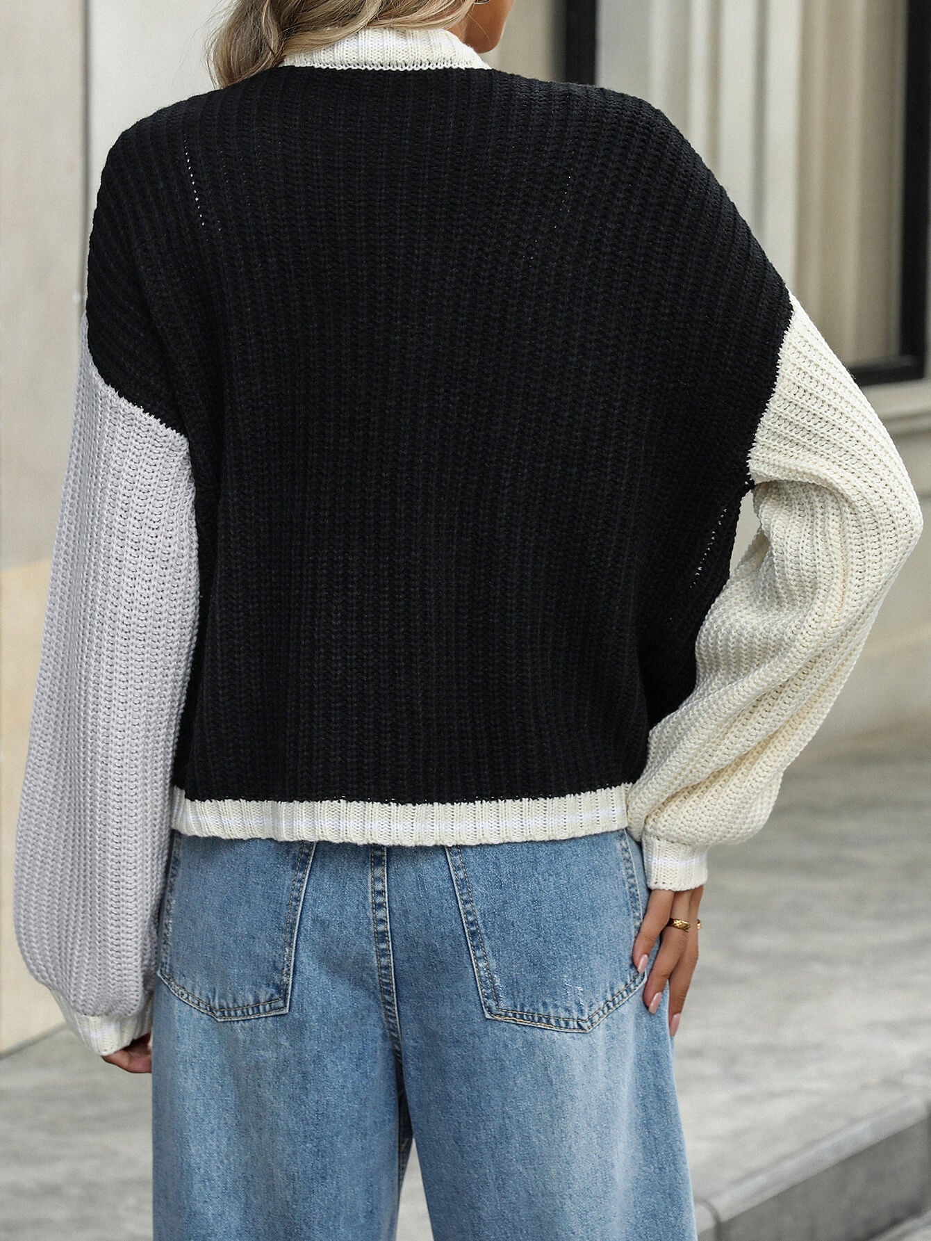 Metro Dusk Colourblock Cardigan
