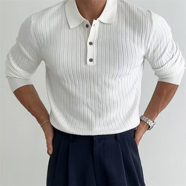 Valon Ribbed Knit Polo
