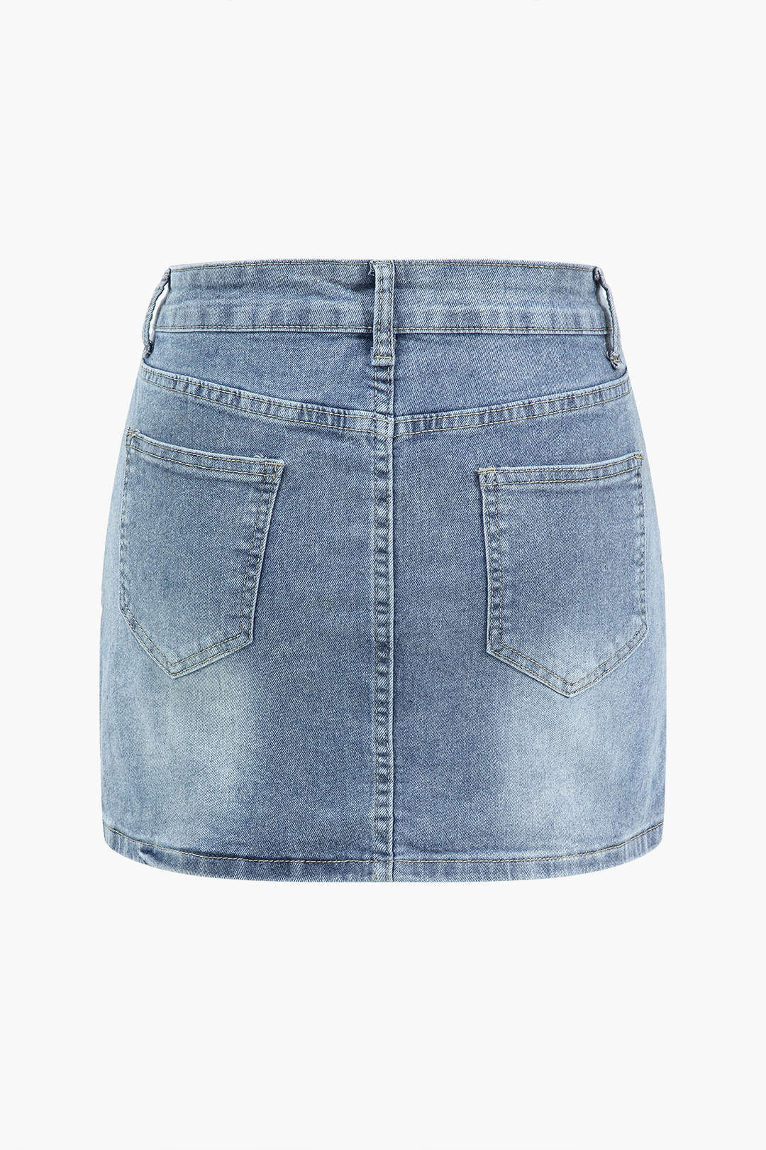 Crosstown Denim Jacket And Skirt Set