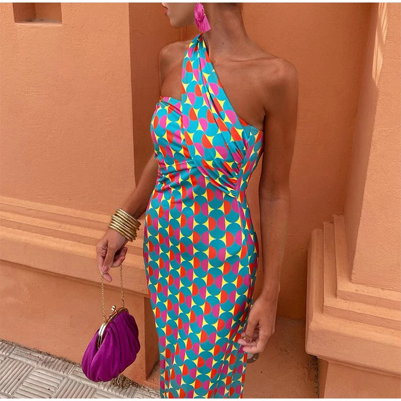 Solara Echo One-Shoulder Maxi Dress