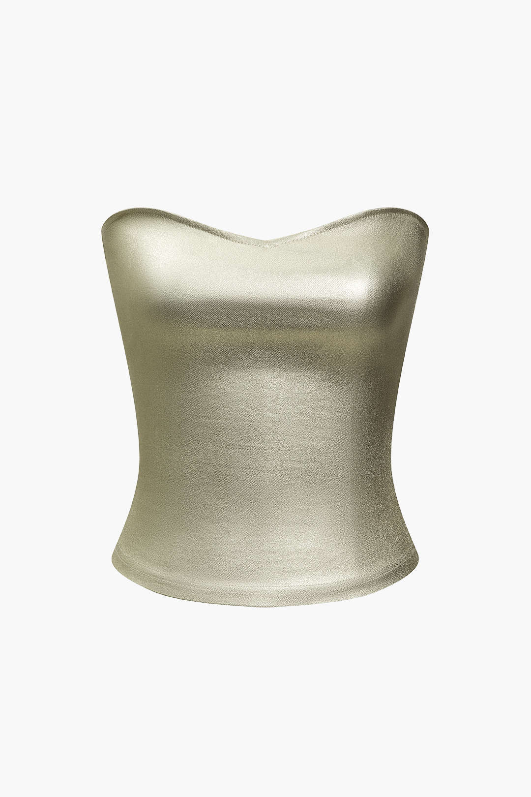 Lustre Metallic Tube Top