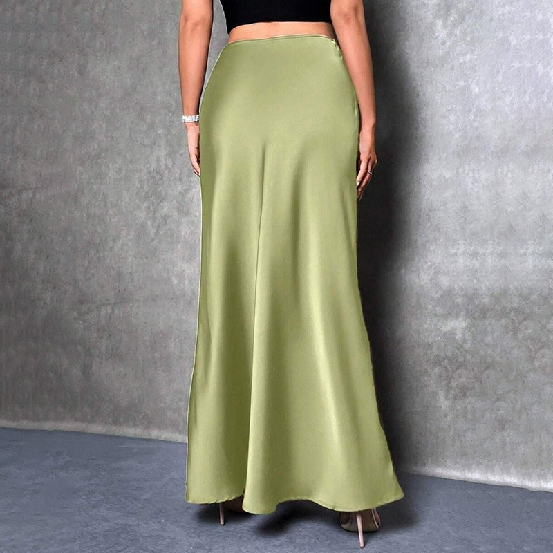Savina Satin Maxi Skirt