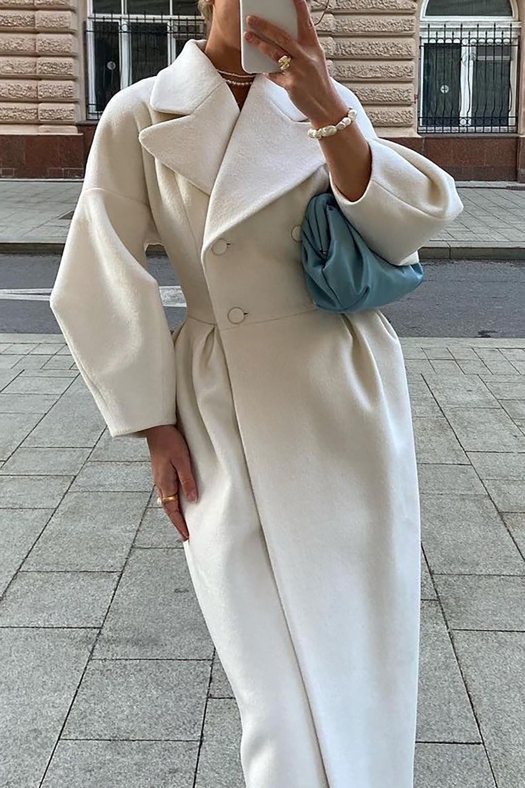 Ivory Prestige Long Coat