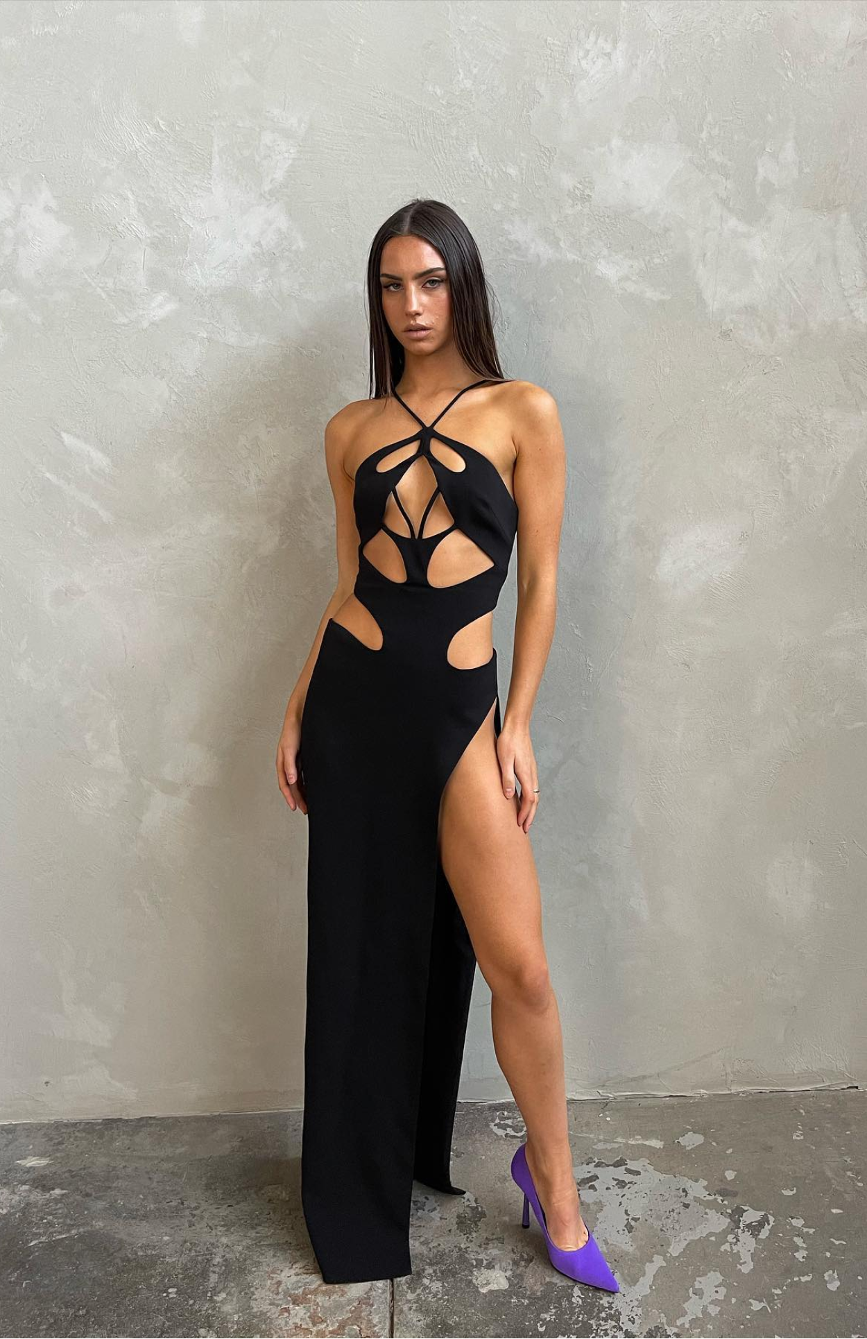 Fierce Desire Cut-Out Maxi Dress