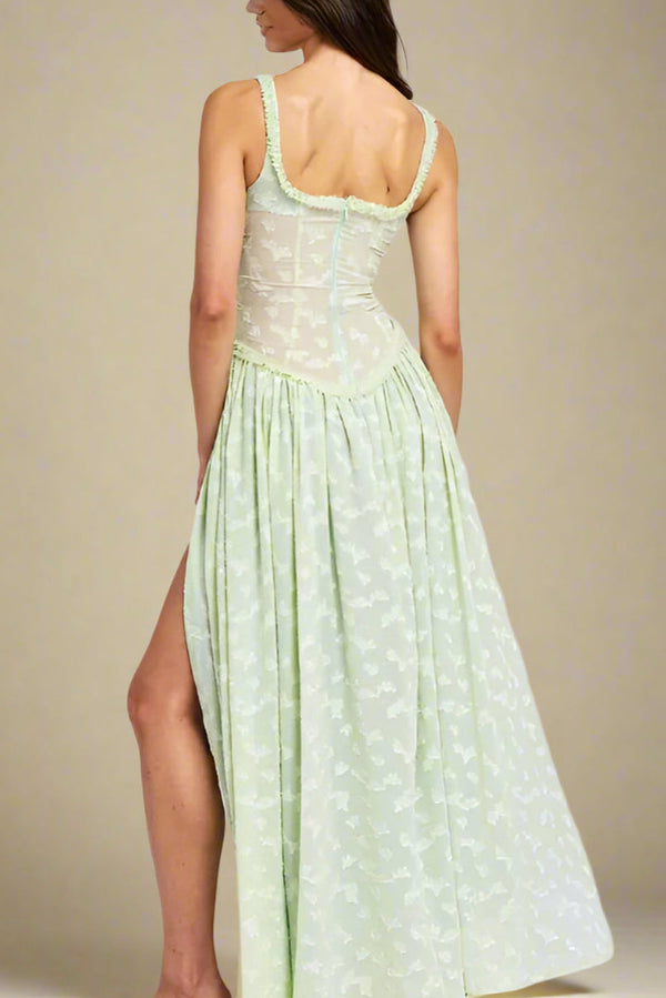 Willow Whisper Corset Maxi Dress