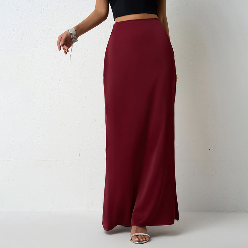 Savina Satin Maxi Skirt