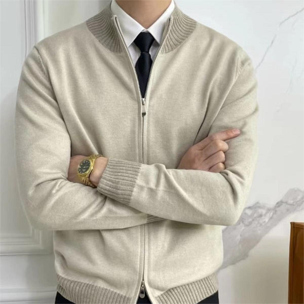 Wesley Zip Collar Knit