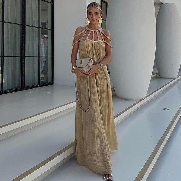 Solena Rope Detail Maxi Dress