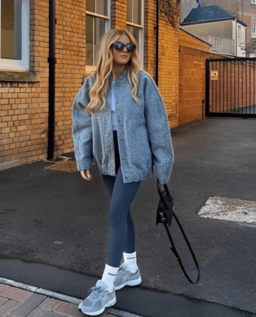 Holloway Wool Blend Oversized Jacket