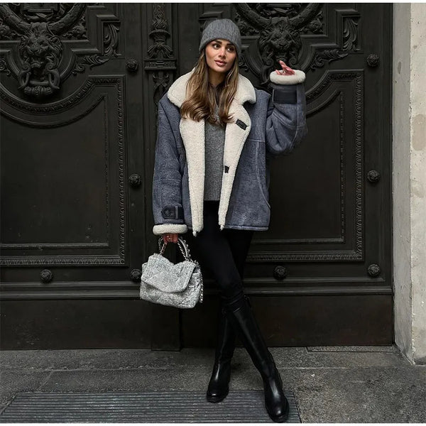 Sutton Shearling Aviator Jacket