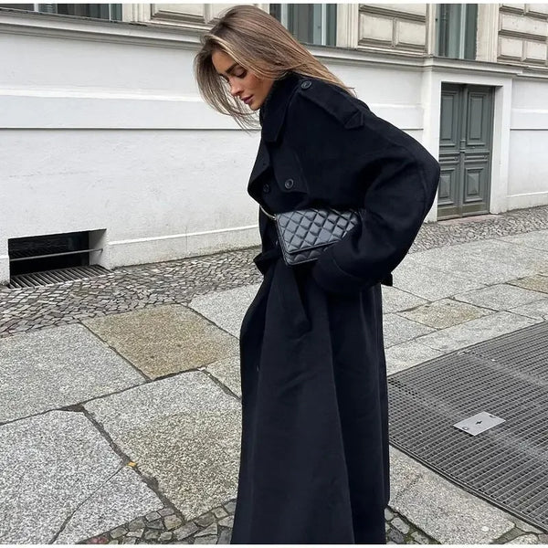 Rowan Oversized Wool Blend Coat