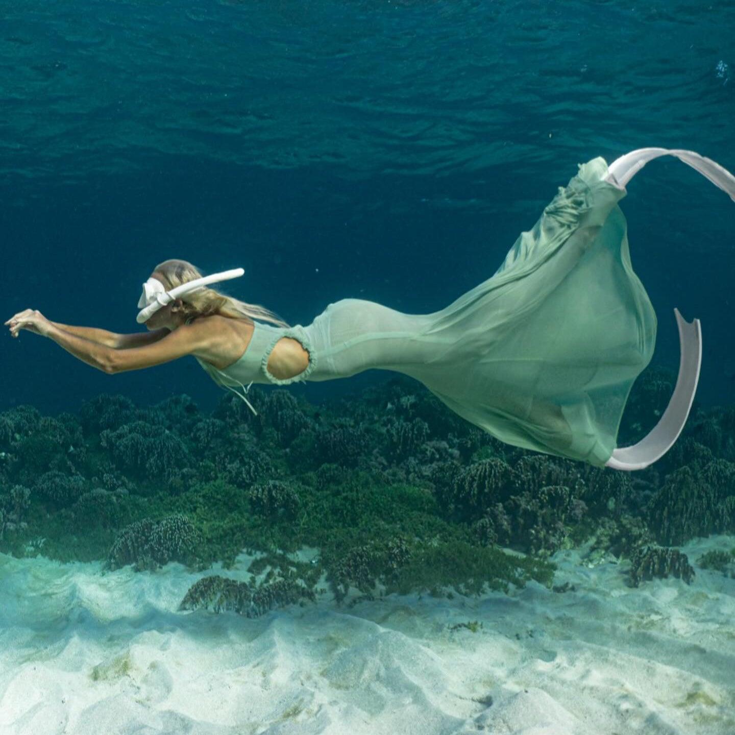 Celeste Shoreline Butterfly Maxi Dress