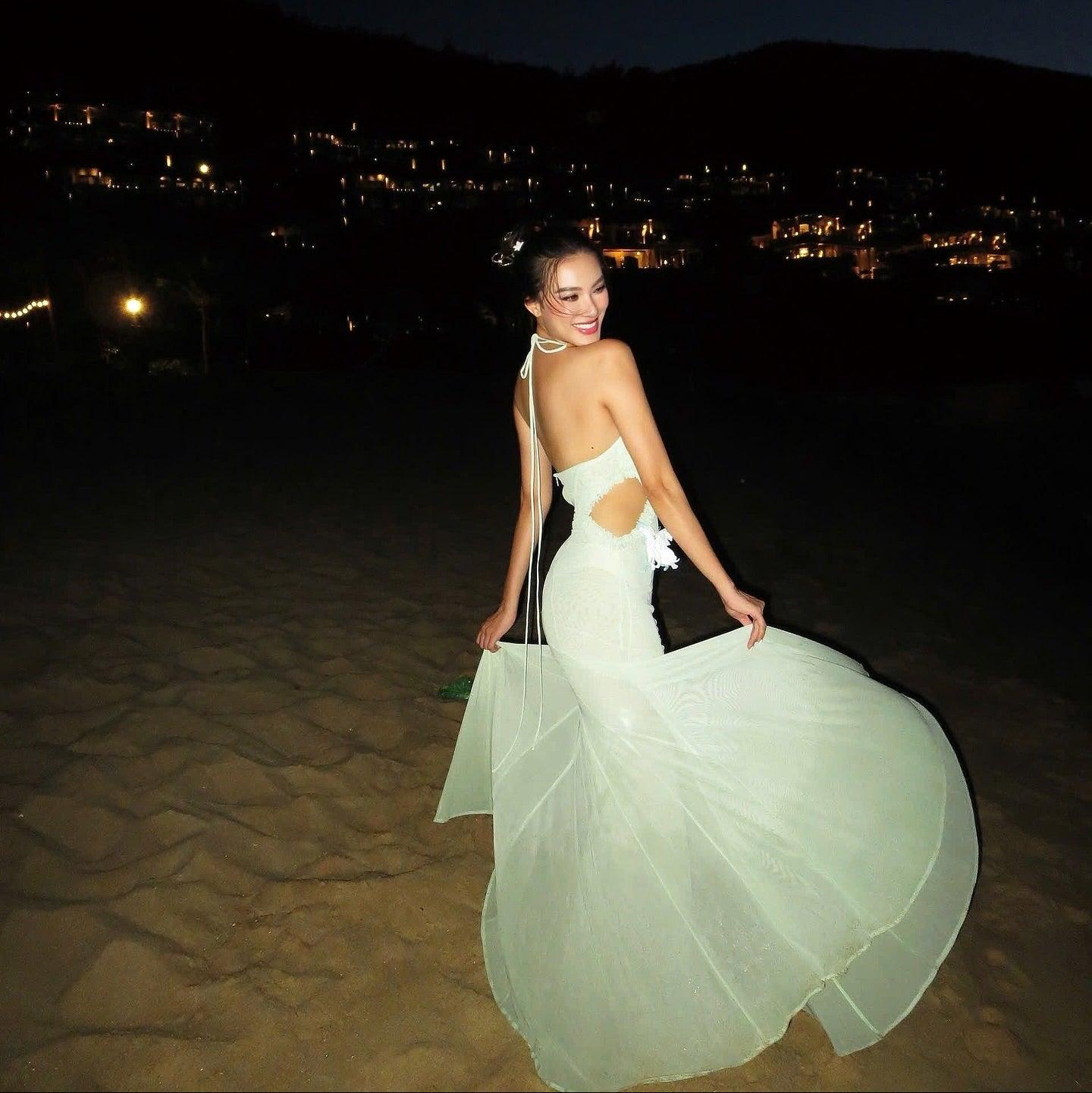 Celeste Shoreline Butterfly Maxi Dress
