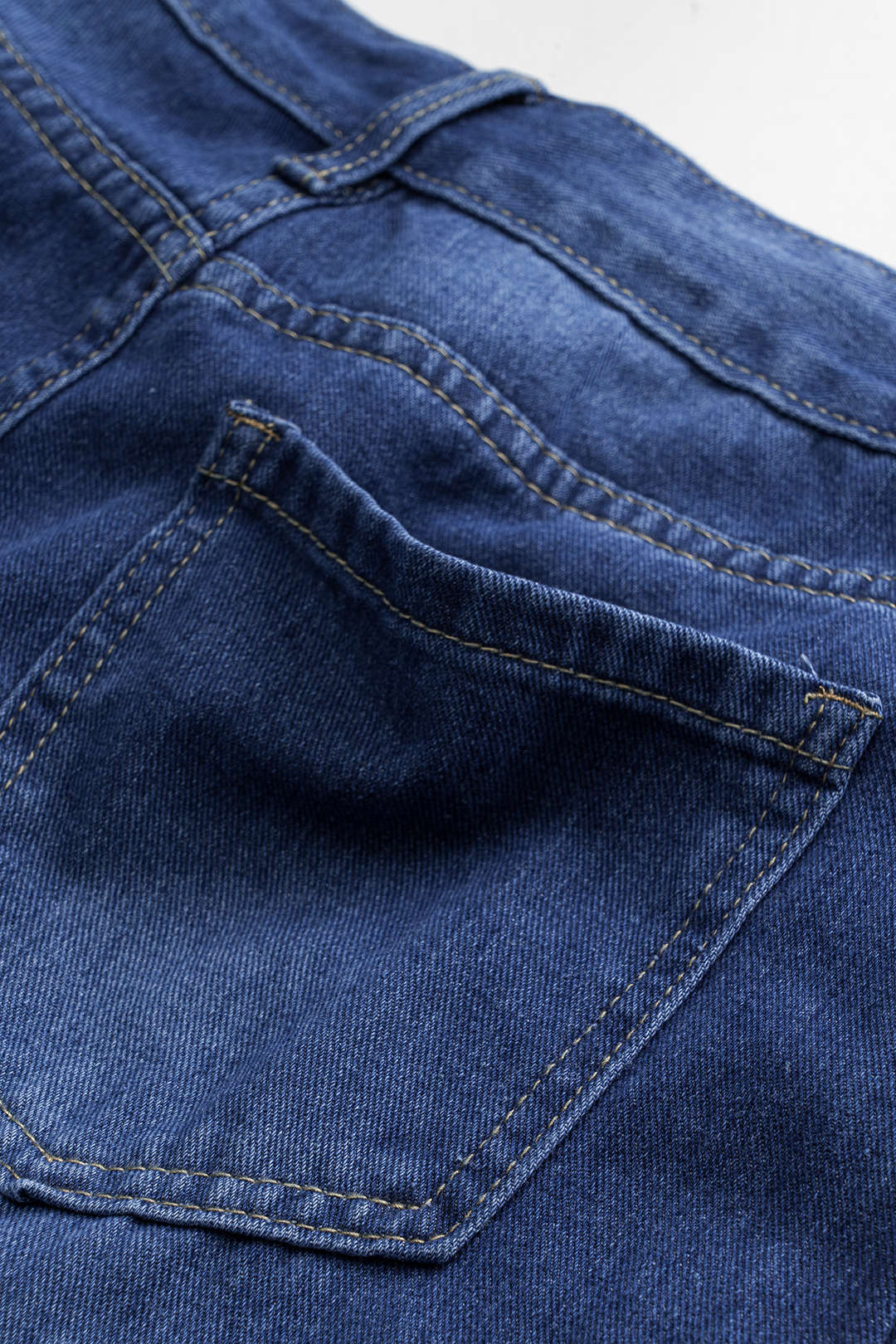 Lila Denim Button-Up And Wide Leg Jean Set