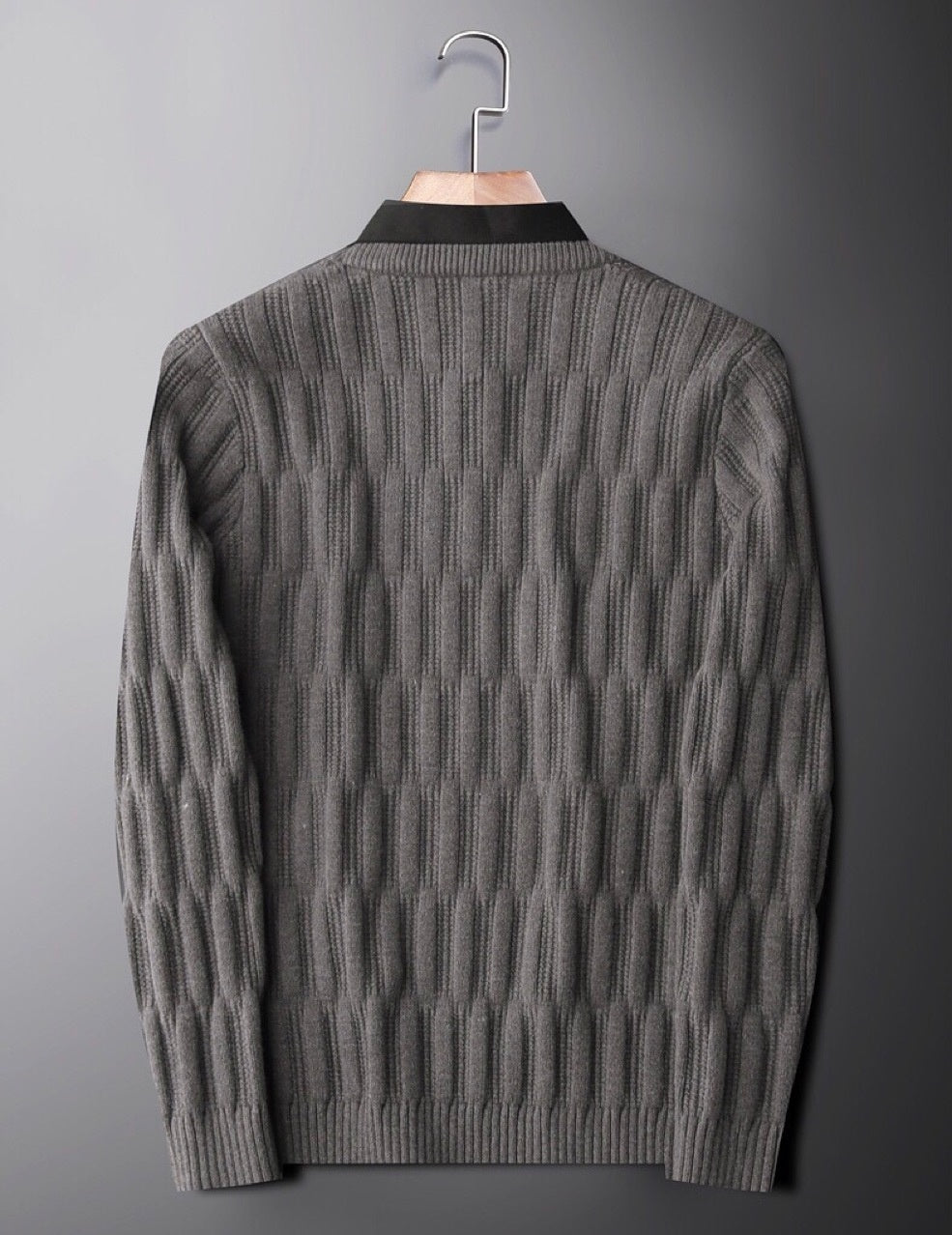 Thorne Cable Polo Knit