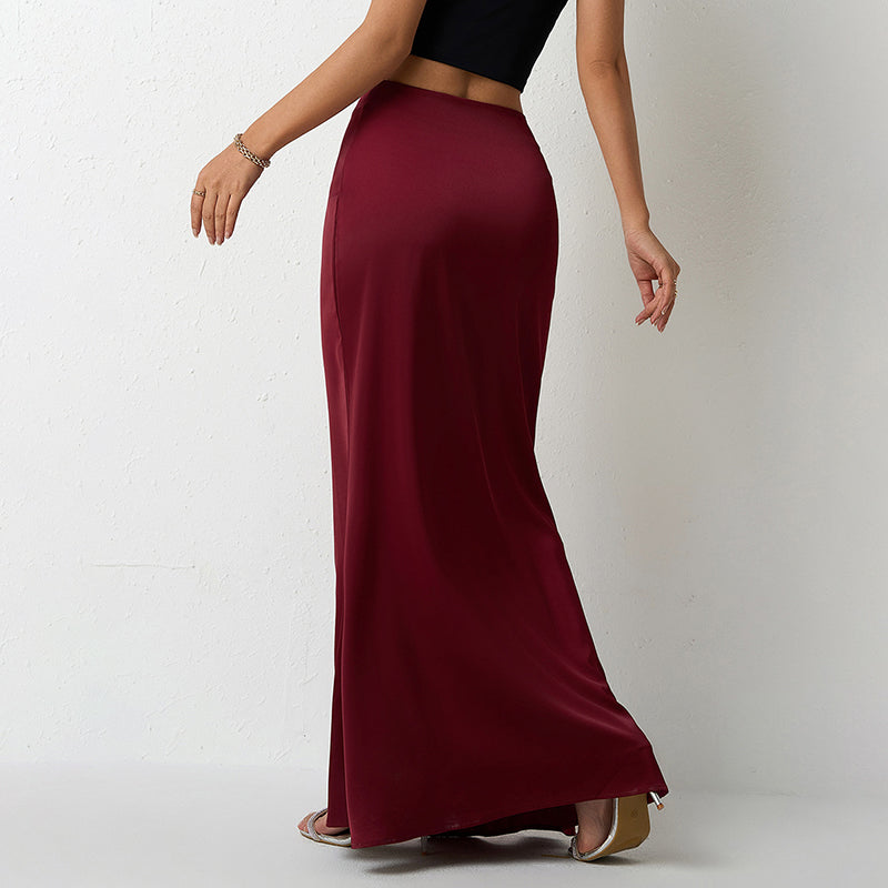 Savina Satin Maxi Skirt