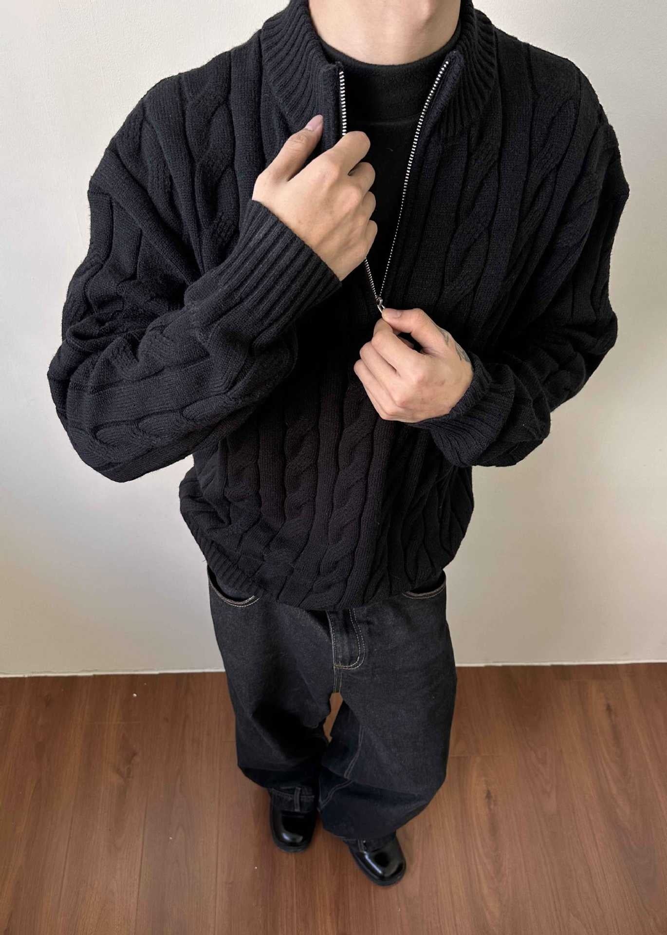 Ellroy Cable Zip Sweater