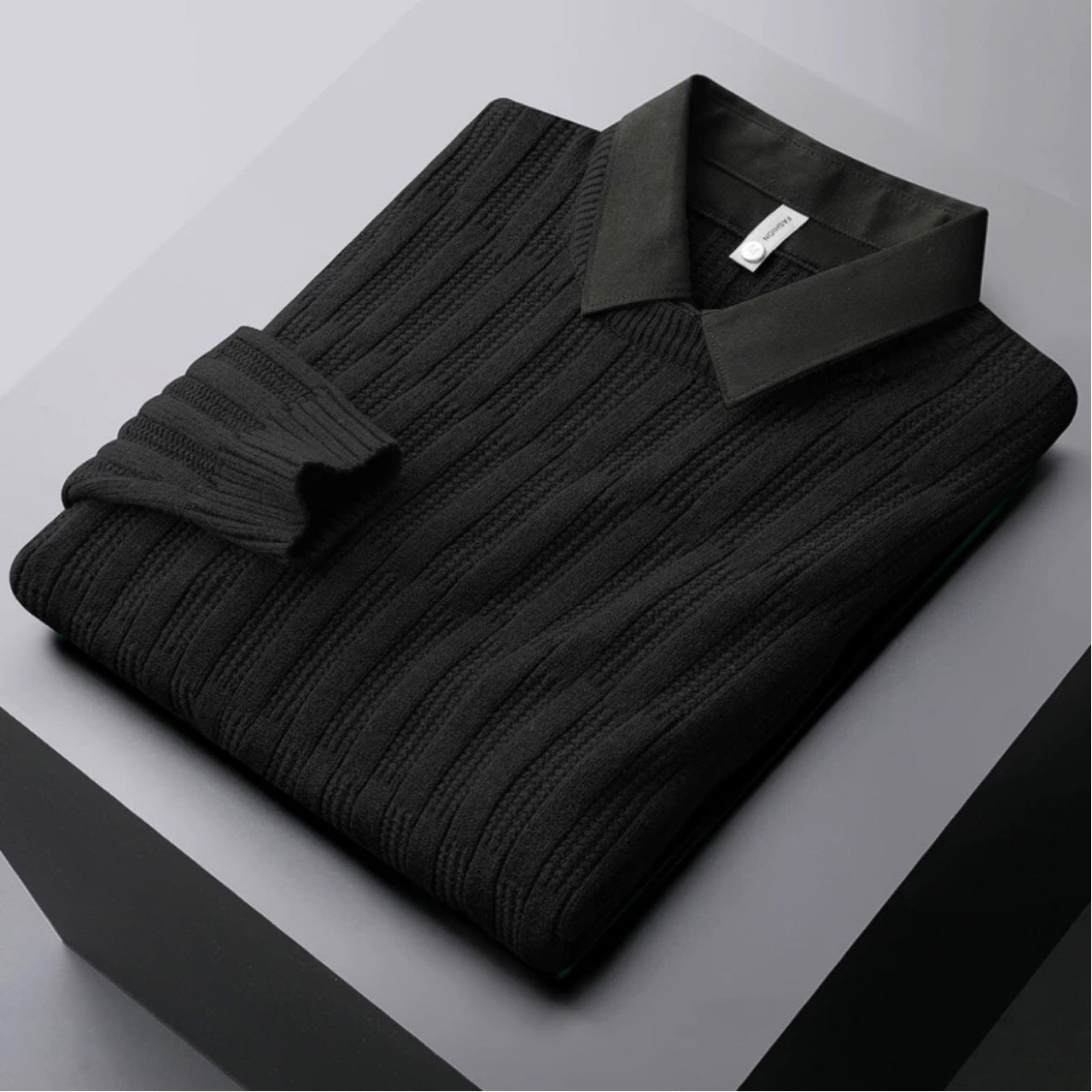 Thorne Cable Polo Knit