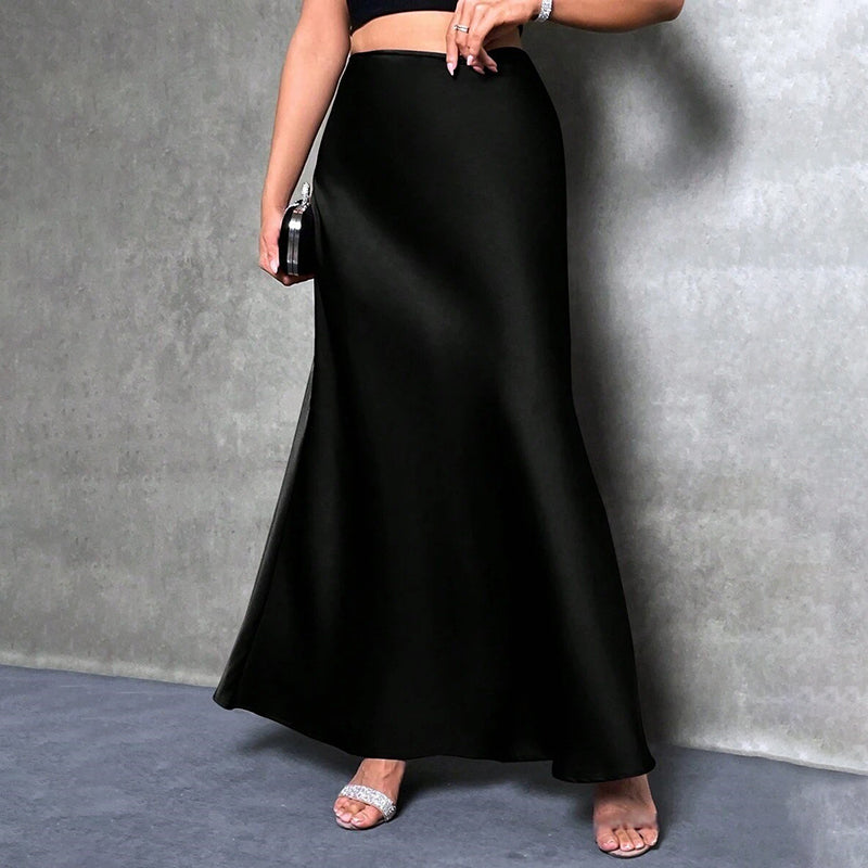 Savina Satin Maxi Skirt