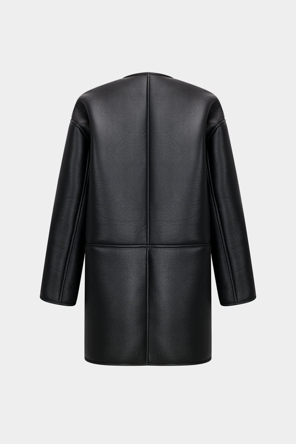 Monarch Coreline Leather Zip Coat