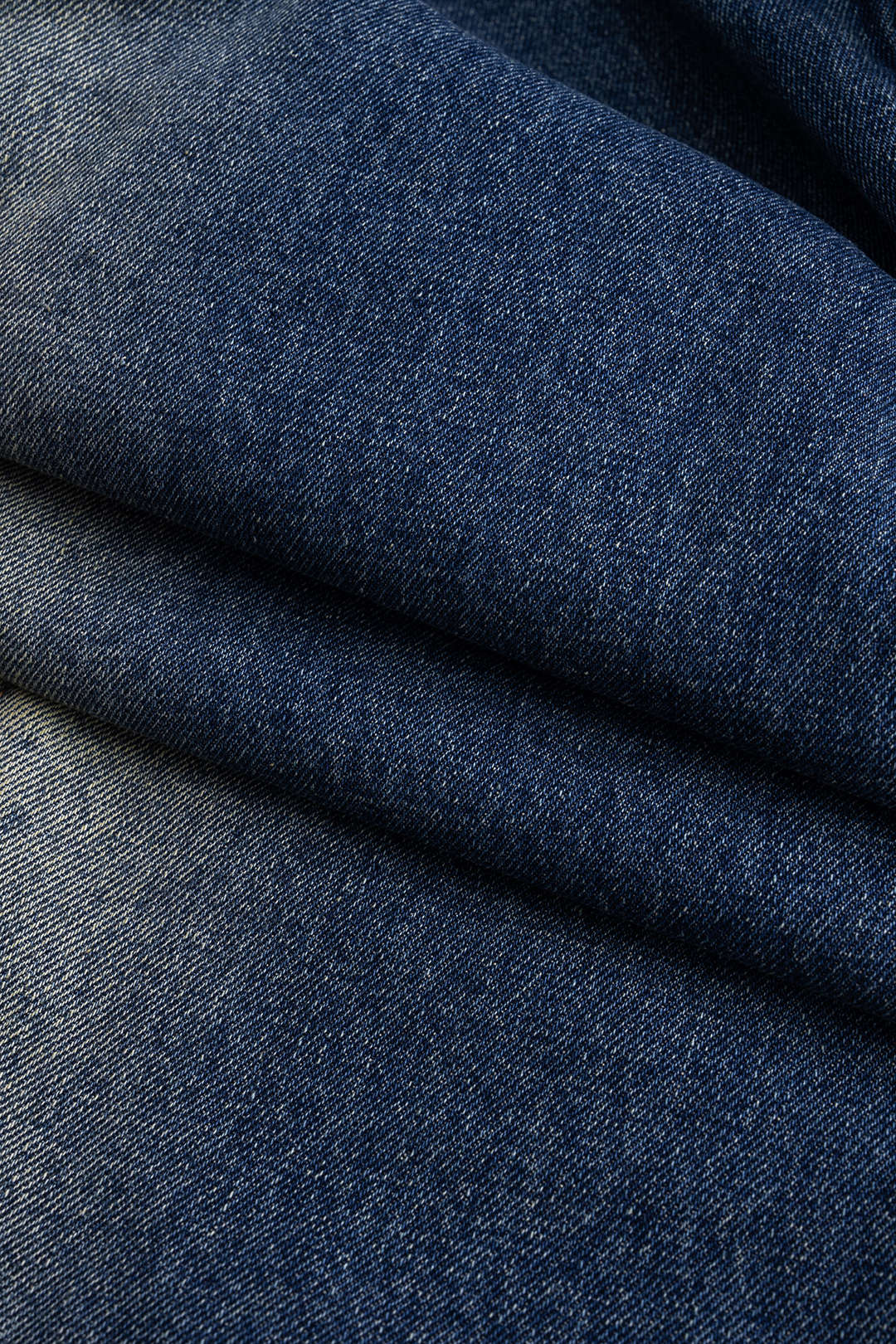 Dual-Tone Wide-Leg Jeans