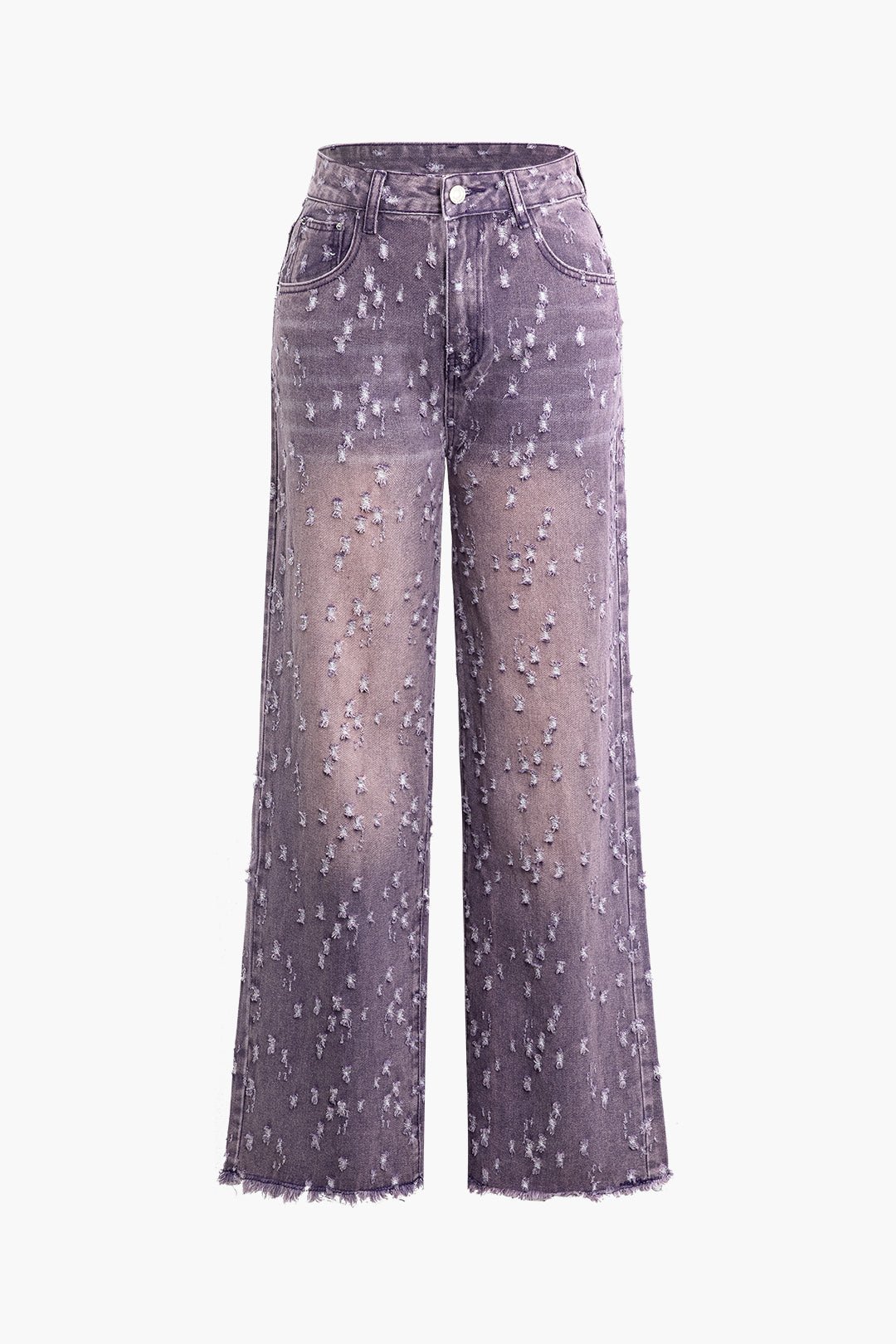 Nova Threaded Straight-Leg Jeans