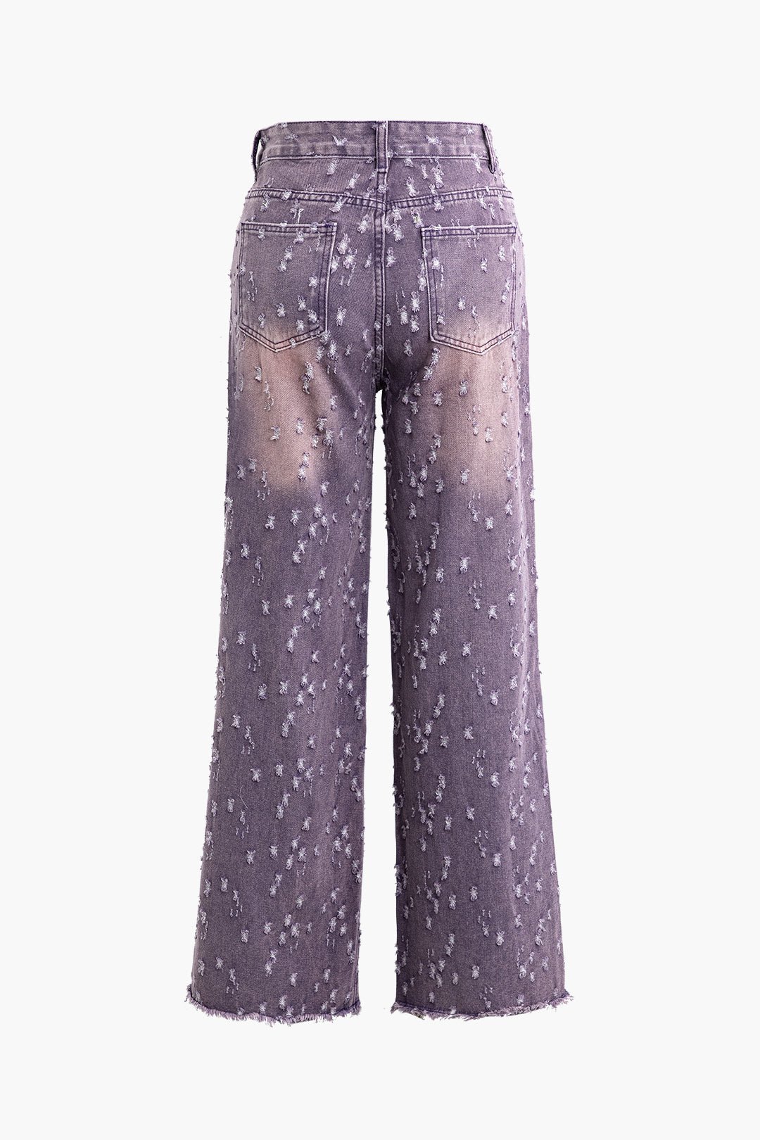 Nova Threaded Straight-Leg Jeans
