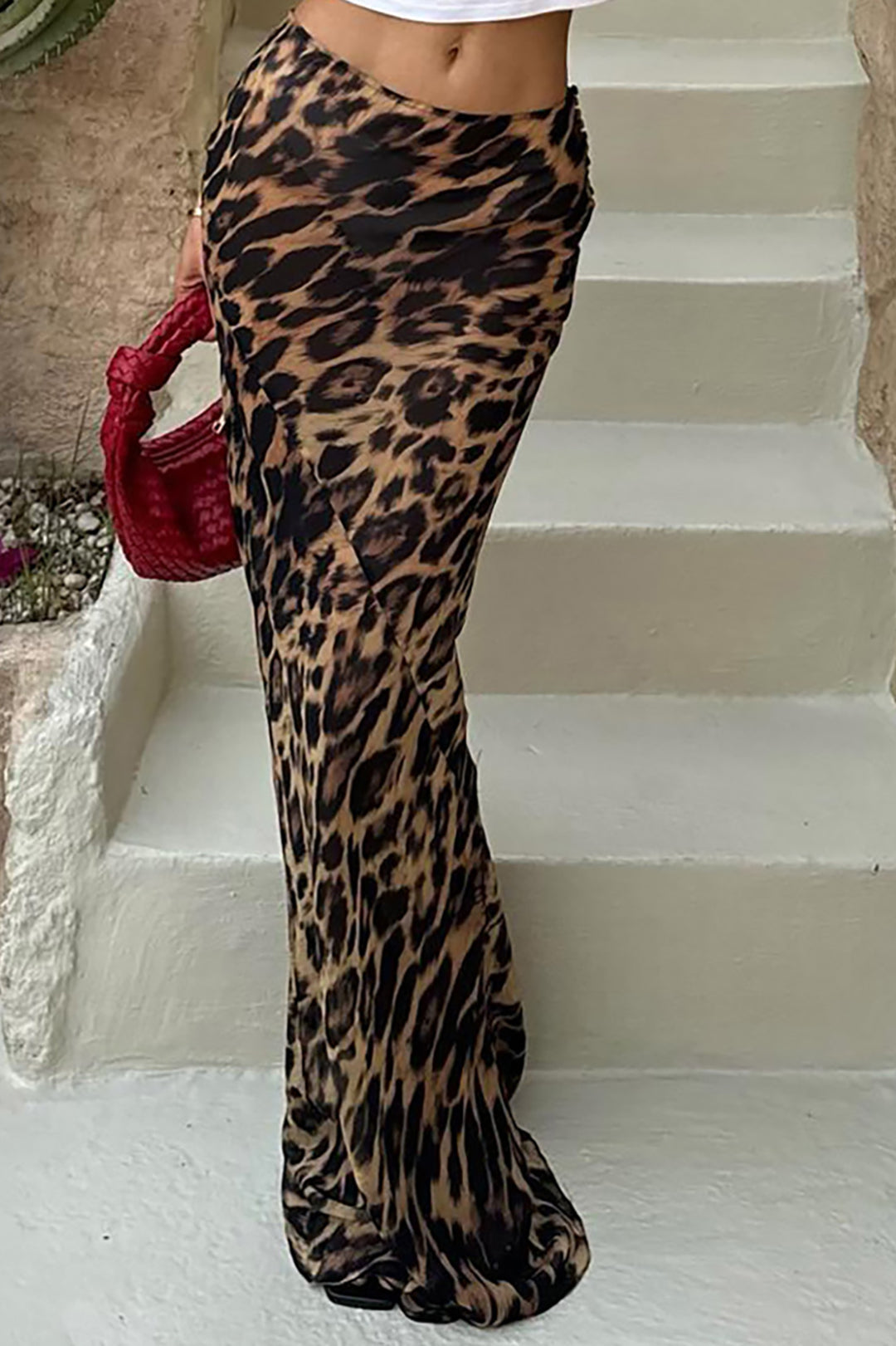 Wild Leopard Mermaid Skirt